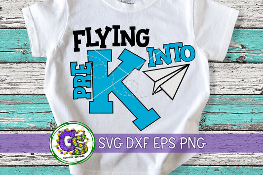 Flying Into Pre K svg dxf eps png. Flying Into Pre K SvG | Back To School DxF | School SVG | Pre K SVG | Pre K | Instant Download Cut File