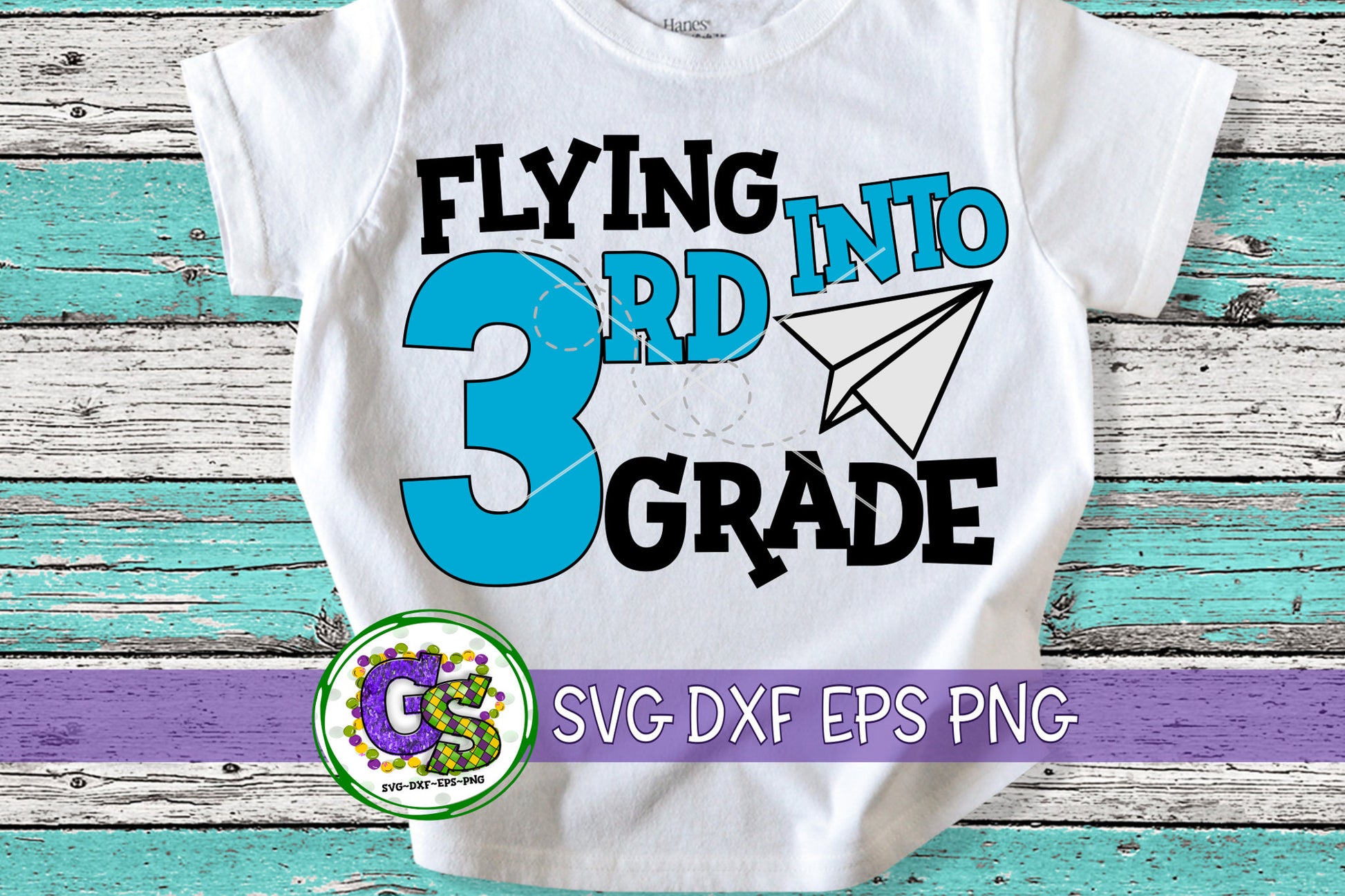 Flying Into 3rd Grade svg dxf eps png 3rd Grade SvG | Back To School | School SVG | 3rd Grade SvG | Third grade | Instant Download Cut File