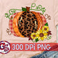Pumpkin and Sunflowers PNG For Sublimation