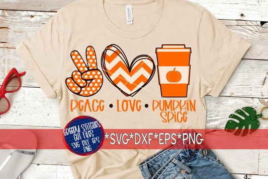 Peace Love Pumpkin Spice svg dxf eps png. Peace Love Pumpkin Spice SvG | Pumpkin Spice SvG | Pumpkin Spice DxF | Instant Download Cut File