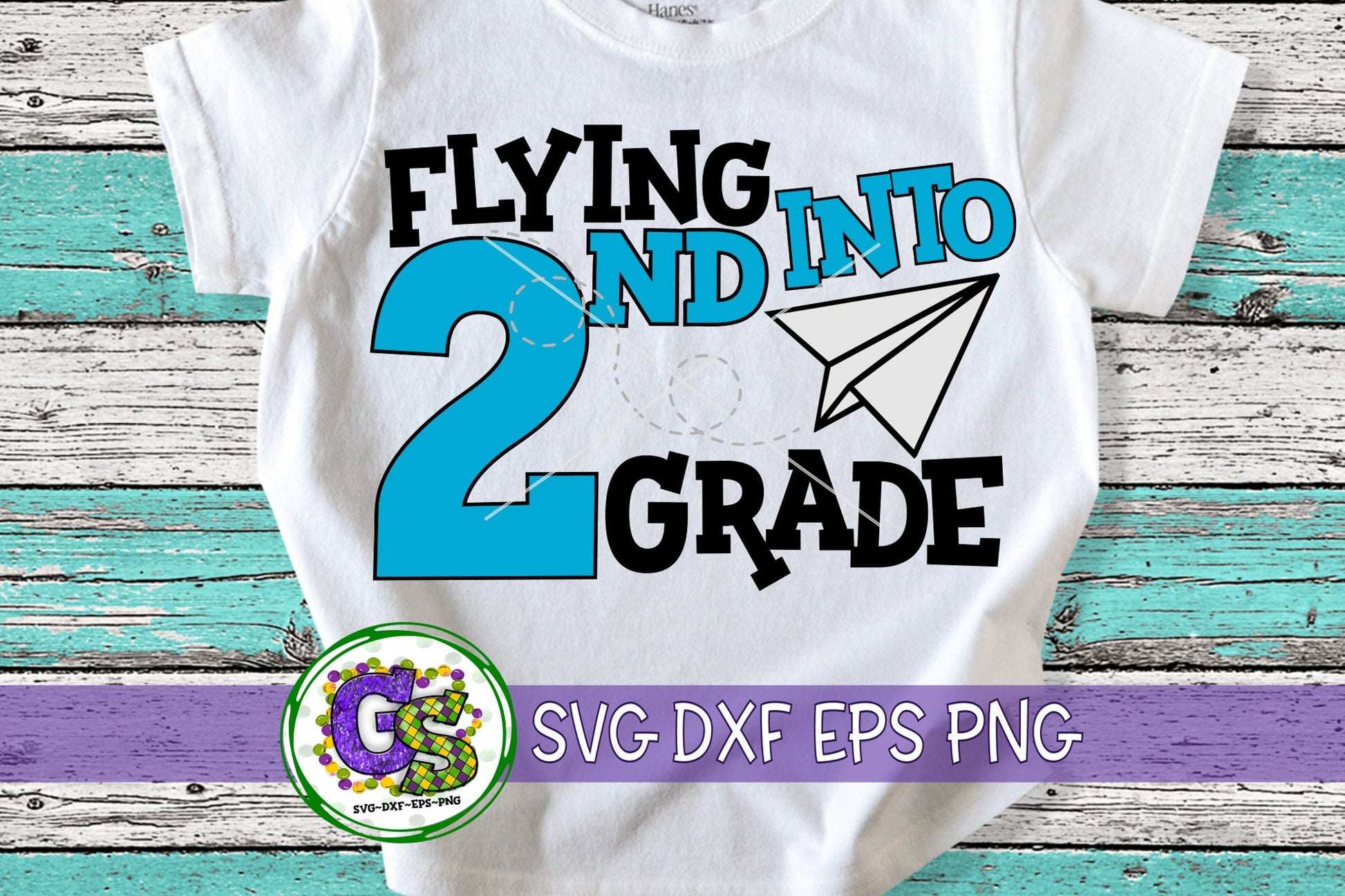 Flying Into 2nd Grade svg dxf eps png 2nd Grade SvG | Back To School | School SVG | 2nd Grade SvG | Second grade | Instant Download Cut File