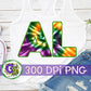 Mardi Gras Alabama Tie Dye PNG for Sublimation