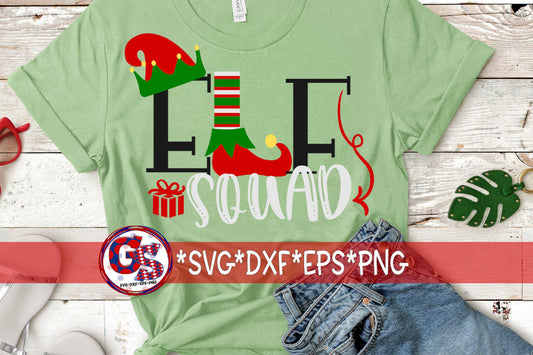 Elf Squad svg, dxf, eps, png. Christmas SvG | Instant Download Cut Files. Christmas DxF | Santa Claus SvG | Santa SvG | Santa DxF| Elf SvG