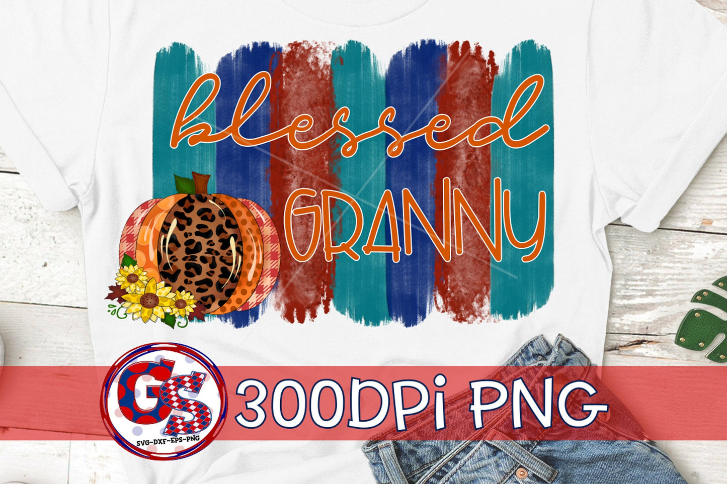Blessed Granny PNG for Sublimation