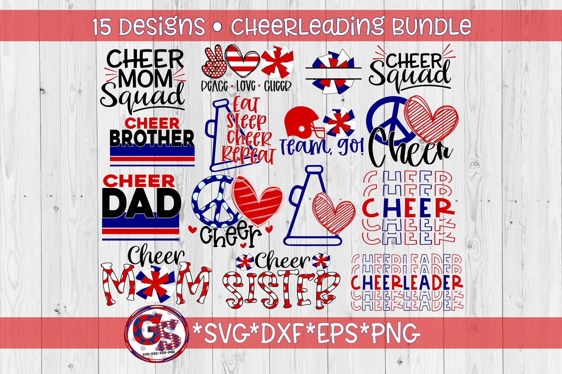 Cheerleader Bundle svg | Cheer svg | Megaphone | Cheer Mom svg, dxf, eps, png. Cheer Dad SvG | Cheer SvG | Instant Download Cut Files