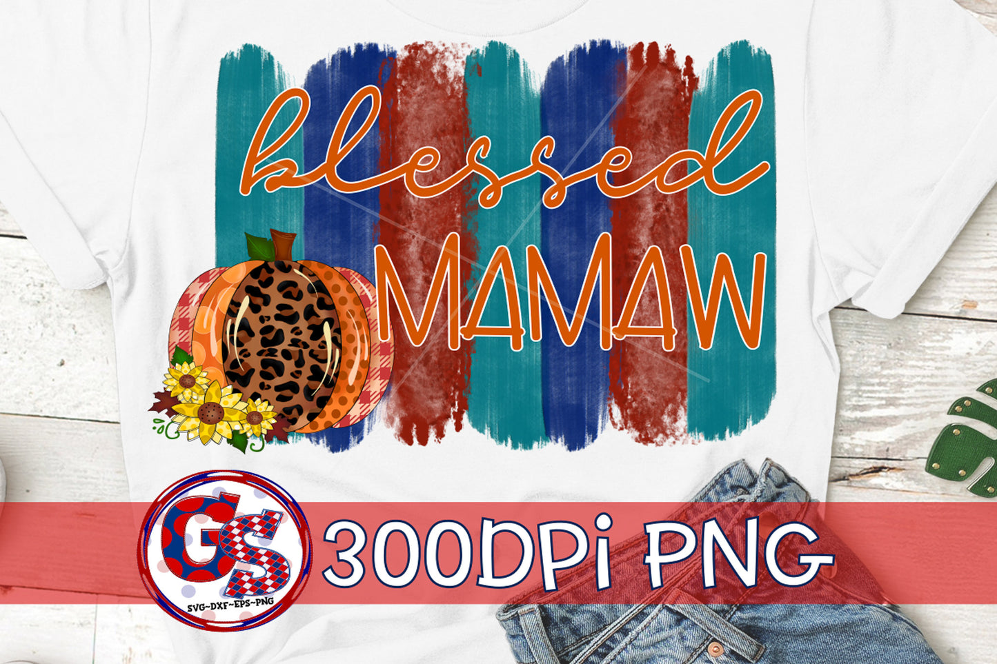 Blessed Mamaw PNG for Sublimation