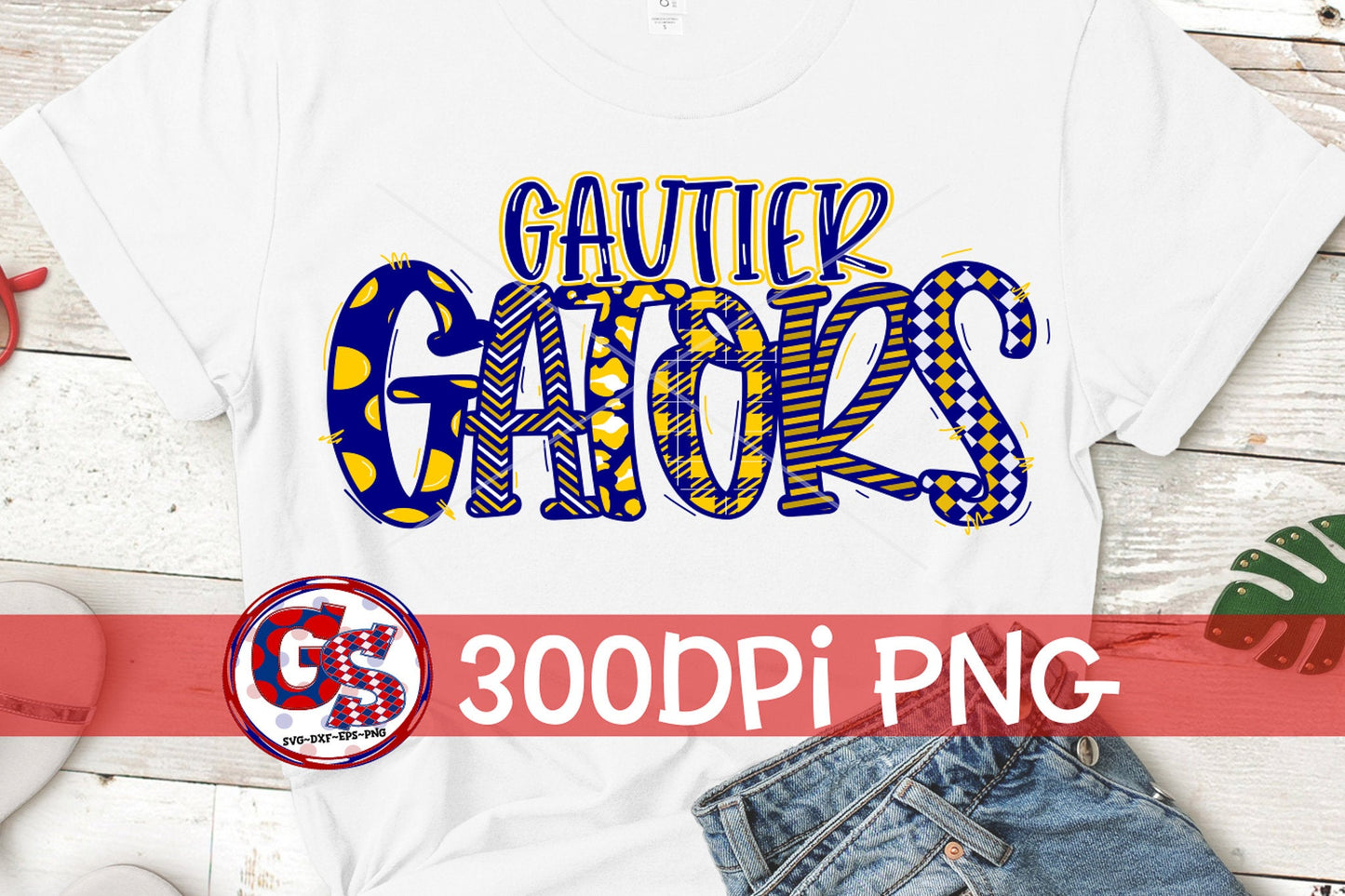 Gautier Gators PNG for Sublimation