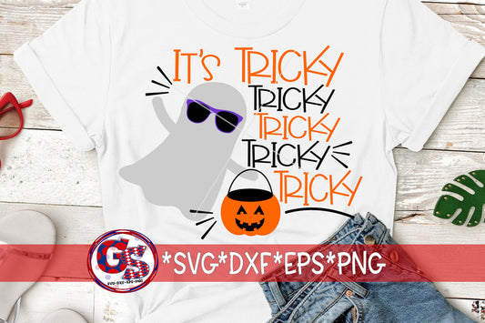 Halloween SVG | It&#39;s Tricky SVG | It&#39;s Tricky Tricky Tricky SVG | Tricky svg, dxf, eps, png. Halloween SvG | Instant Download Cut Files.