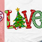 Love Christmas PNG for Sublimation
