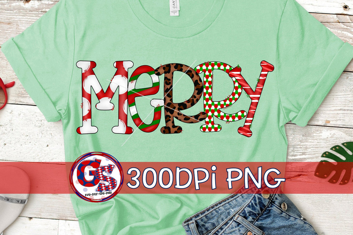 Merry PNG for Sublimation