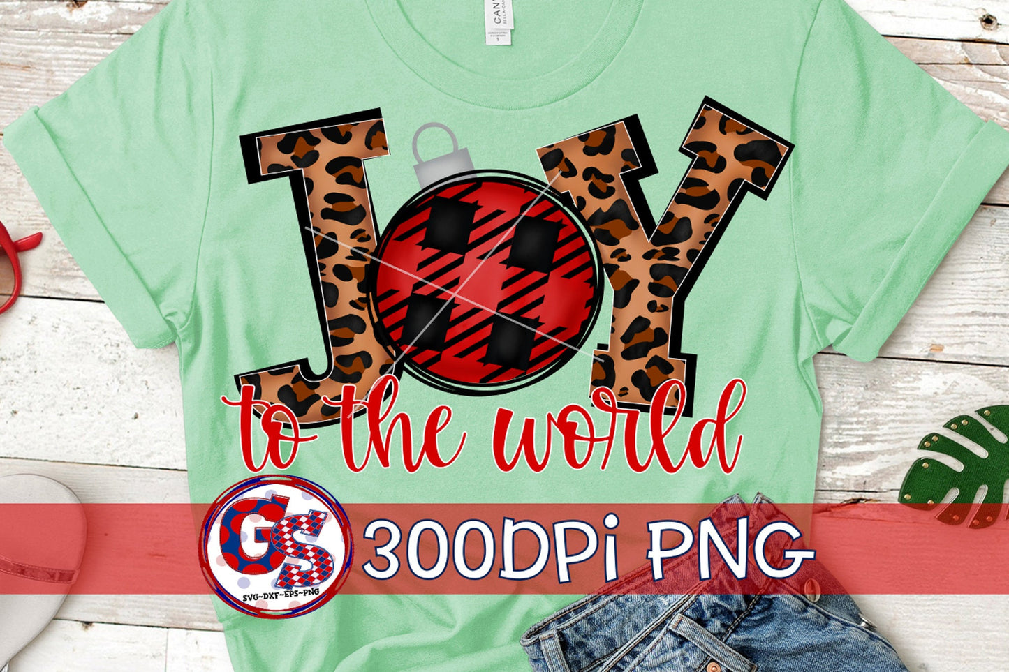 Joy To The World PNG for Sublimation