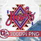 Hawks Aztec PNG for Sublimation