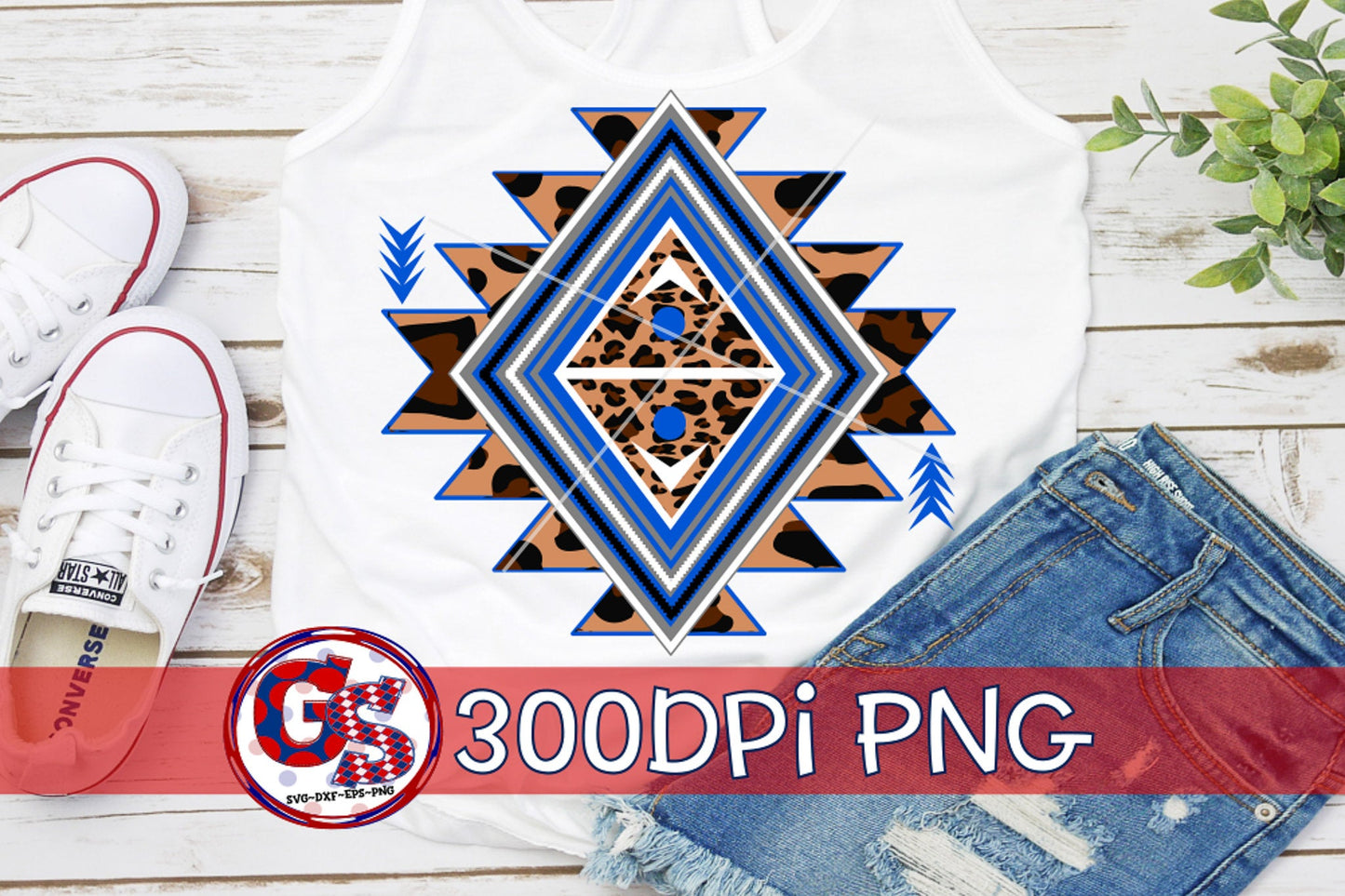 Aztec Royal Grey PNG for Sublimation