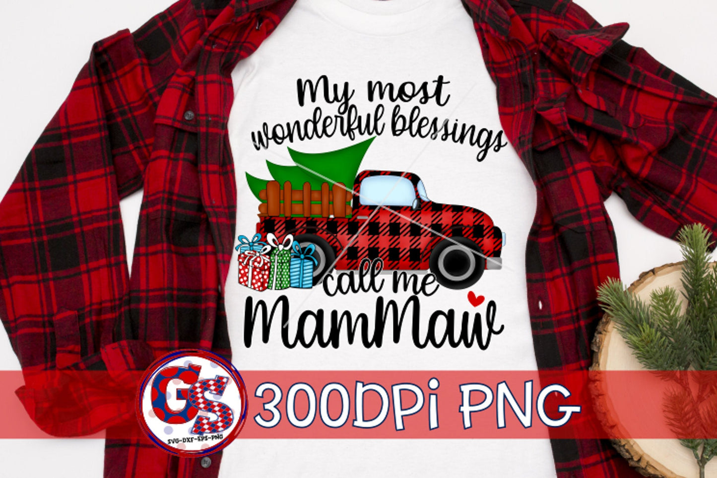 My Most Wonderful Blessings Call Me Mammaw PNG for Sublimation