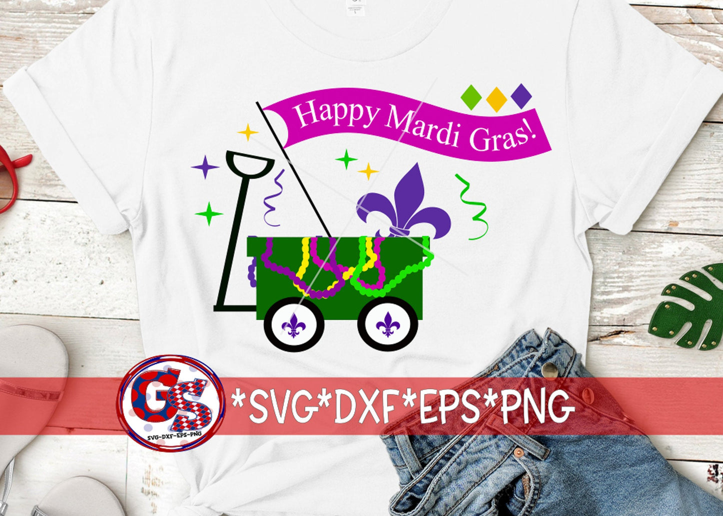 Mardi Gras Wagon SvG, DxF, EpS, PnG. Mardi Gras SvG | Wagon SvG | Fat Tuesday SvG | Happy Mardi Gras SvG | Instant Download Cut Files.