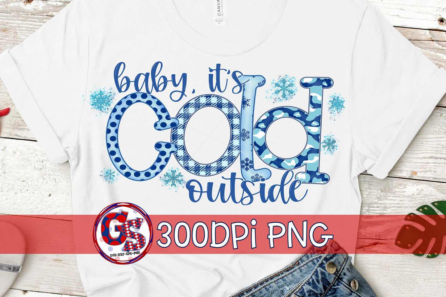 Baby, It's Cold Outside PNG for Sublimation