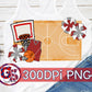 Basketball Court Pom Poms Maroon Grey PNG for Sublimation