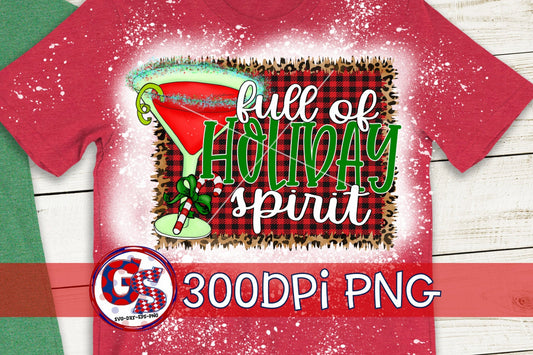 Full of Holiday Spirit PNG for Sublimation