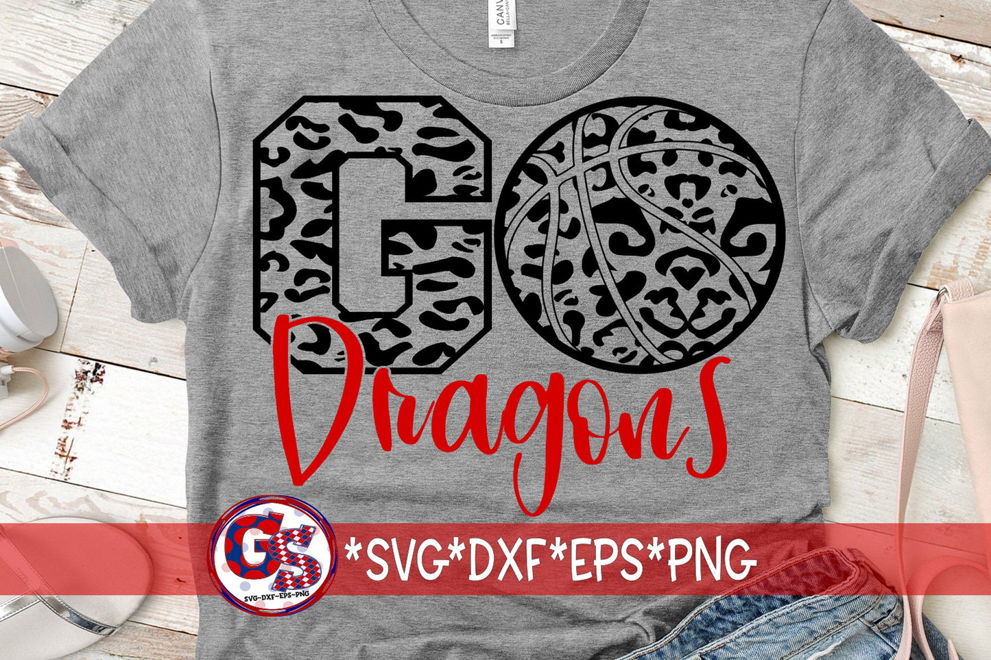 Go Dragons Basketball svg dxf eps png | Dragons SvG | Dragons Basketball Leopard SvG | Dragons DxF | Dragons SvG | Instant Download Cut File