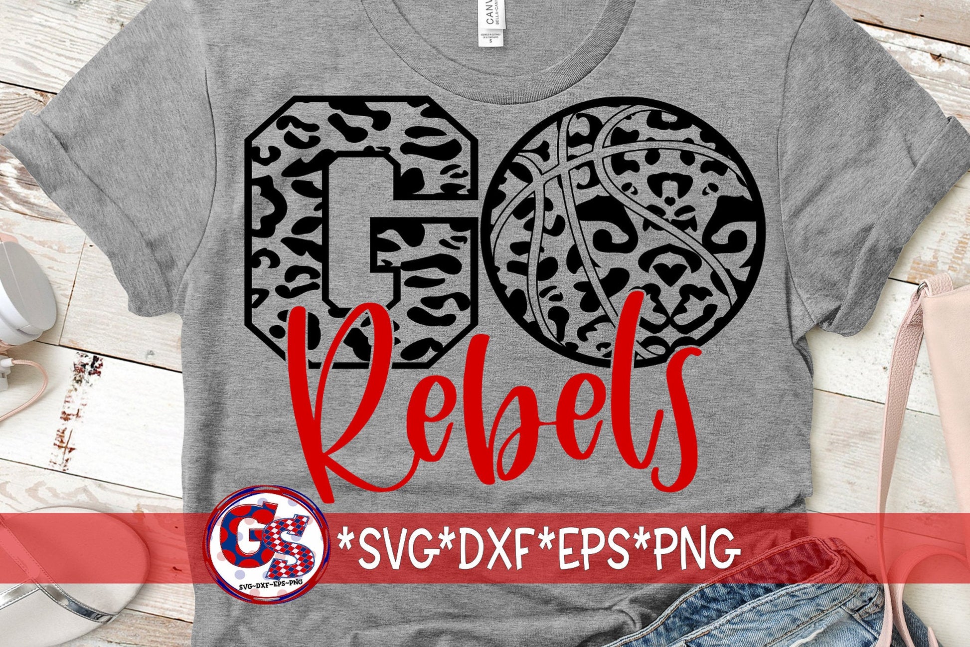 Rebels SvG | Go Rebels Basketball svg dxf eps png. Go Rebels Basketball Leopard SvG | Rebels DxF | Rebels SvG | Instant Download Cut File