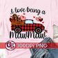 I Love Being A Mawmaw Antique Truck PNG for Sublimation