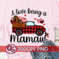 I Love Being A Mamaw Antique Truck Valentine's Day PNG for Sublimation