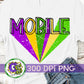 Mobile Mardi Gras PNG for Sublimation