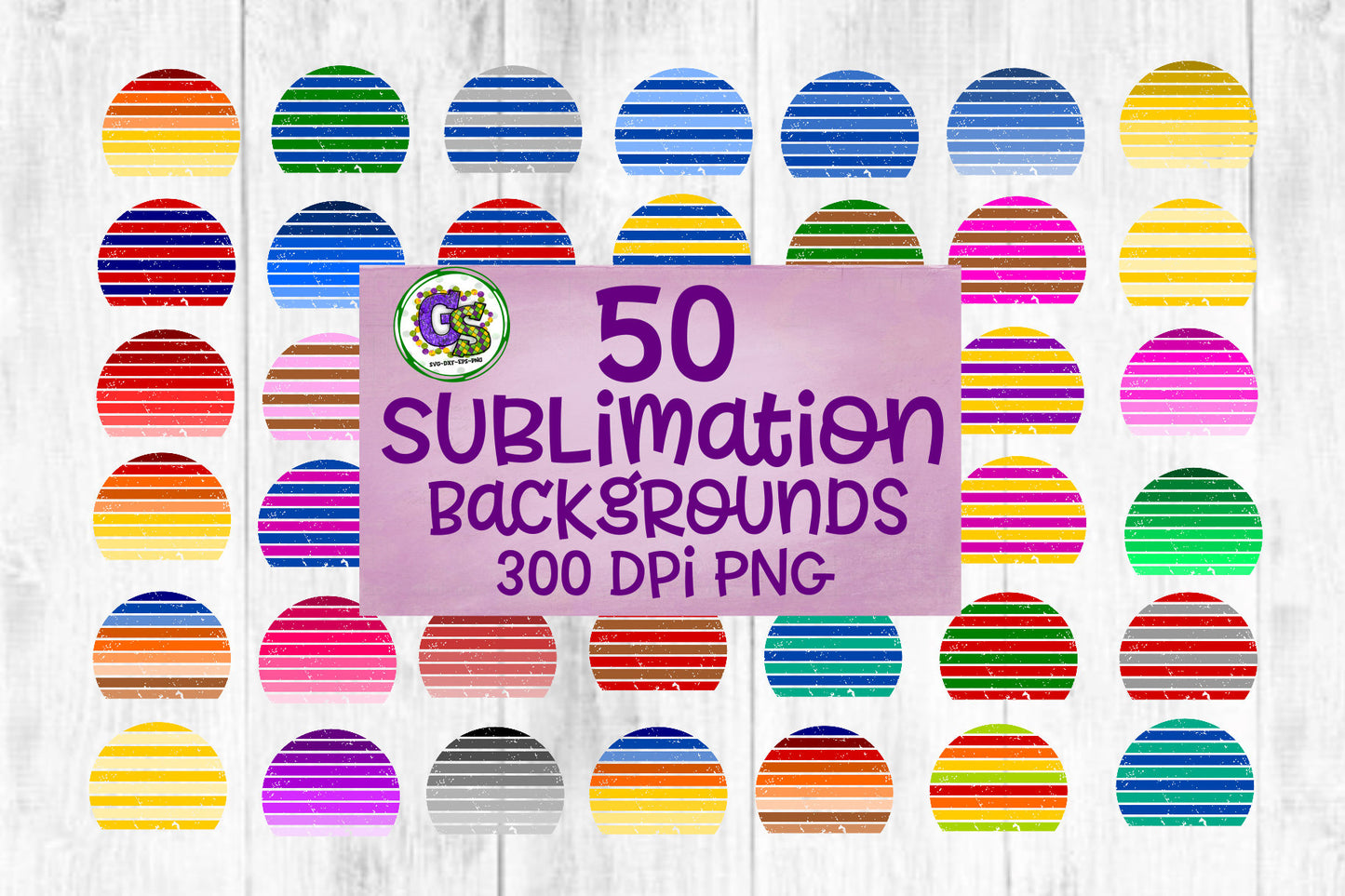 Sublimation Backgrounds PNG Bundle Sublimation