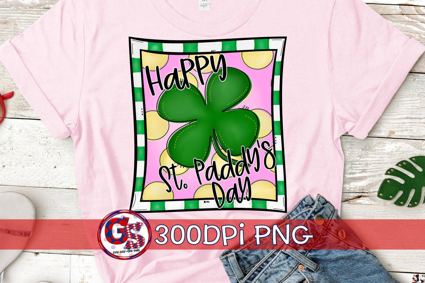 Happy St. Paddy's Day PNG for Sublimation