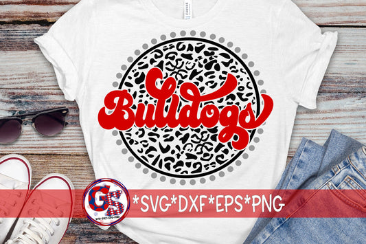 Bulldogs SvG | Bulldogs Leopard Print svg dxf eps png. Bulldogs SvG | Bulldogs DxF | Bulldogs Retro SvG | Dogs | Instant Download Cut File