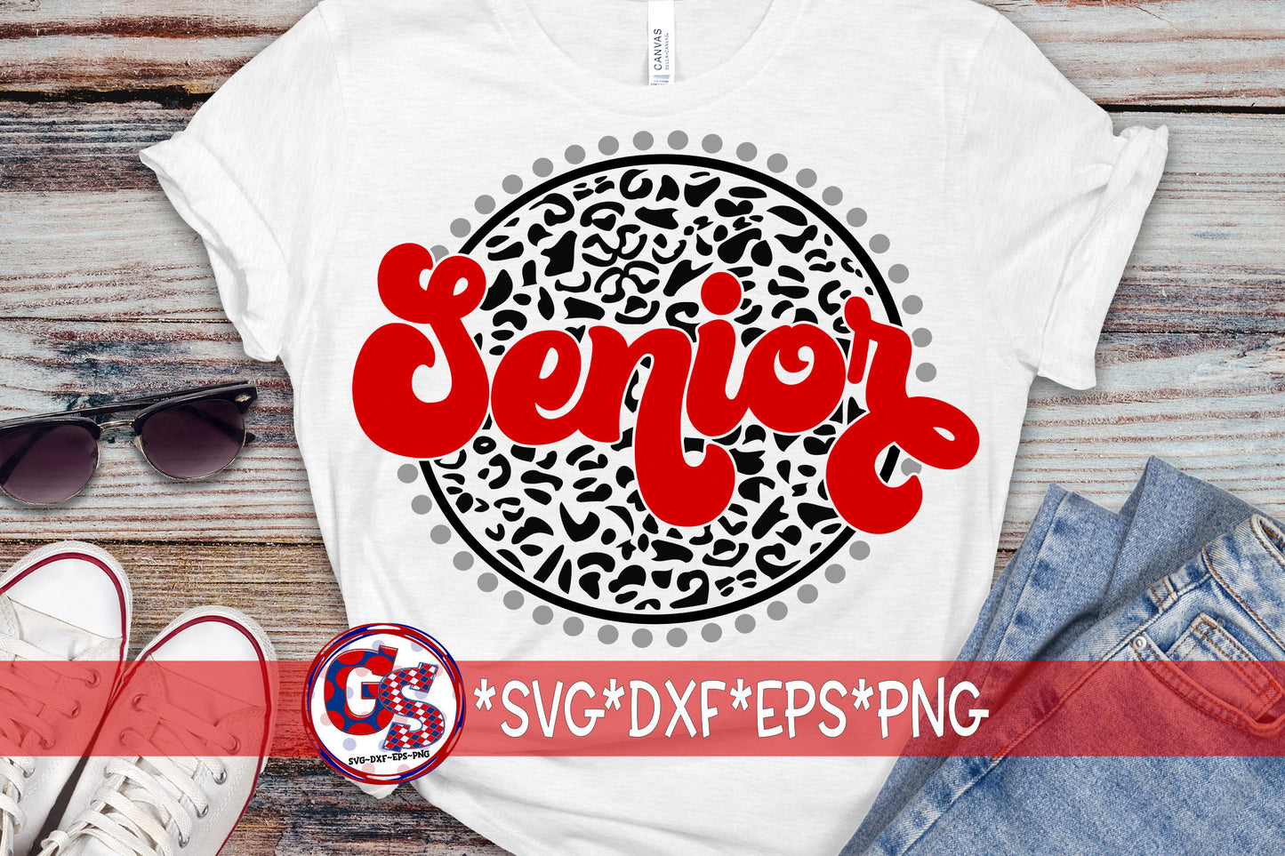 Retro Leopard Senior SvG dxf eps png | Graduation SvG | Senior SvG | Senior DxF | Graduate SvG | Retro Senior SvG Instant Download Cut File