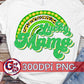 St. Patrick's Day Lucky Mama Rainbow PNG Sublimation