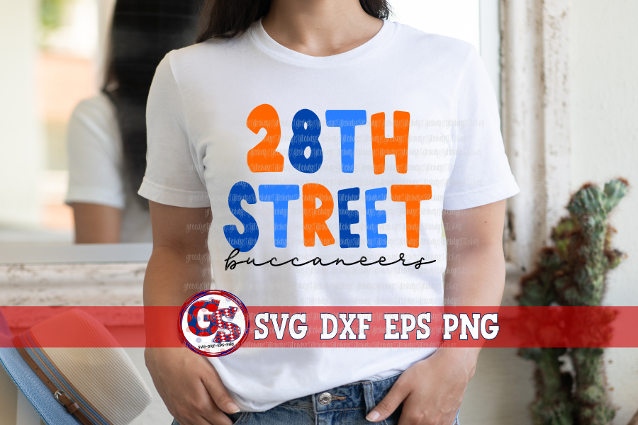 28th Street Buccaneers SVG DXF EPS PNG