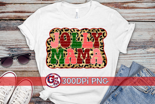 Jolly Mama PNG Sublimation PNG for Sublimation
