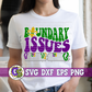 Retro Groovy Mardi Gras Bundle SVG DXF EPS PNG