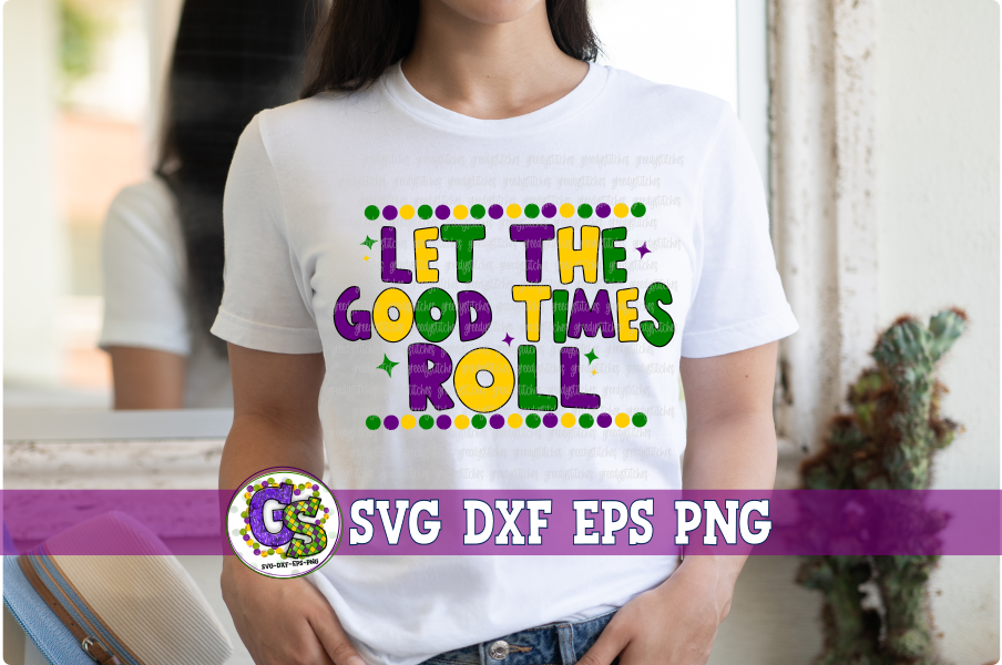 Retro Mardi Gras Bundle SVG DXF EPS PNG