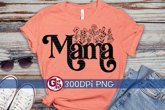 Floral Mama PNG