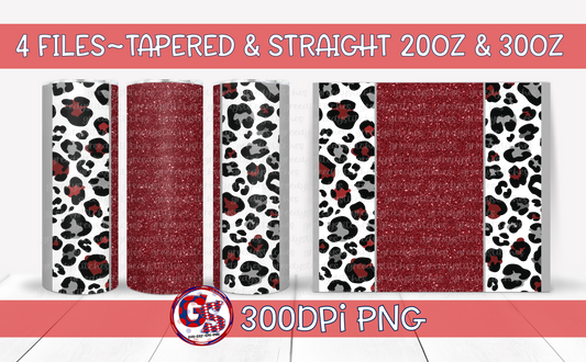 Maroon Grey Tumbler Wraps PNG for Sublimation