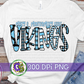 MGM Vikings Word Art PNG for Sublimation