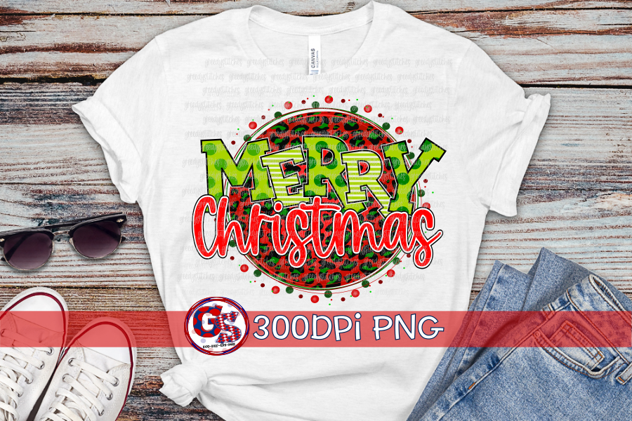 Christmas Tree Medallion PNG for Sublimation