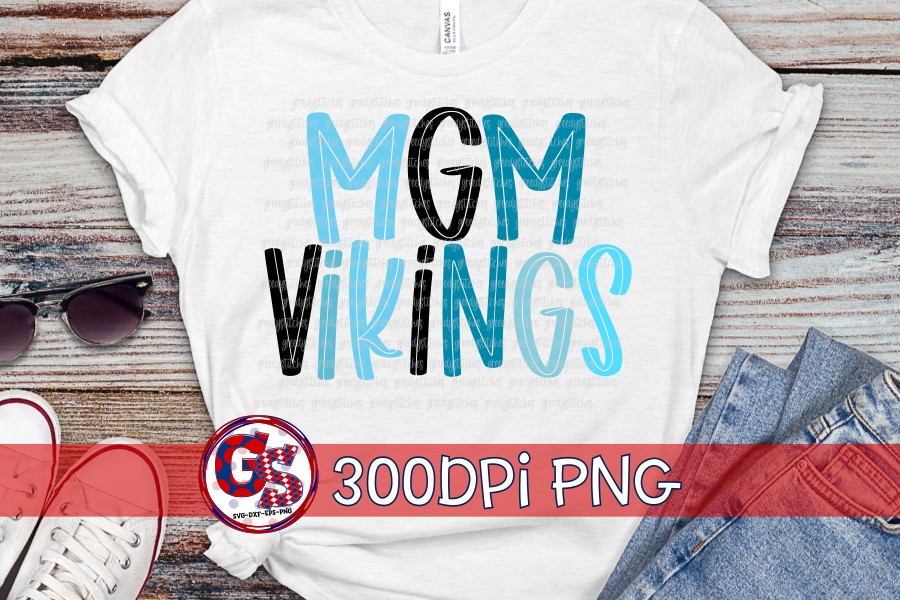 MGM Vikings PNG for Sublimation