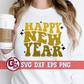 Retro New Year Bundle SVG DXF EPS PNG