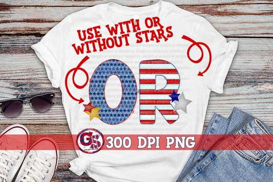 Patriotic Oregon OR PNG for Sublimation