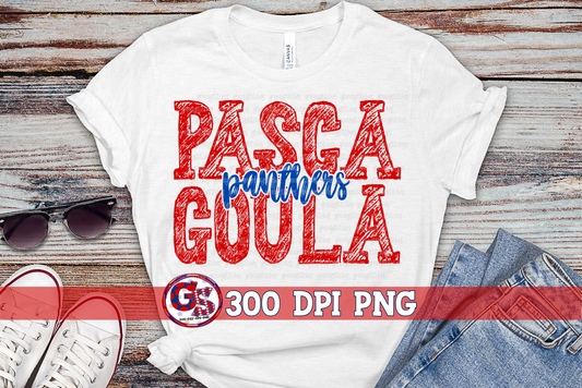 Pascagoula Panthers PNG for Sublimation