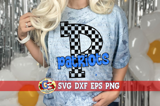 Patriots Checker SVG DXF EPS PNG