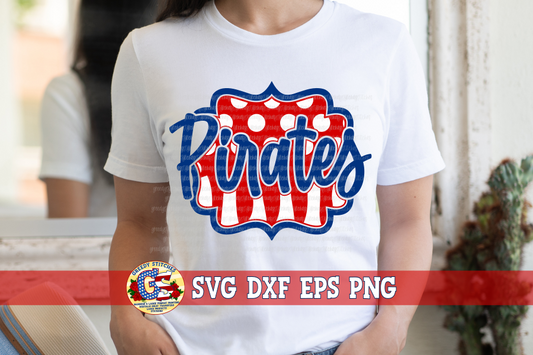 Pirates Frame SVG DXF EPS PNG