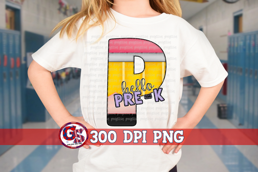 Hello Pre-K PNG for Sublimation