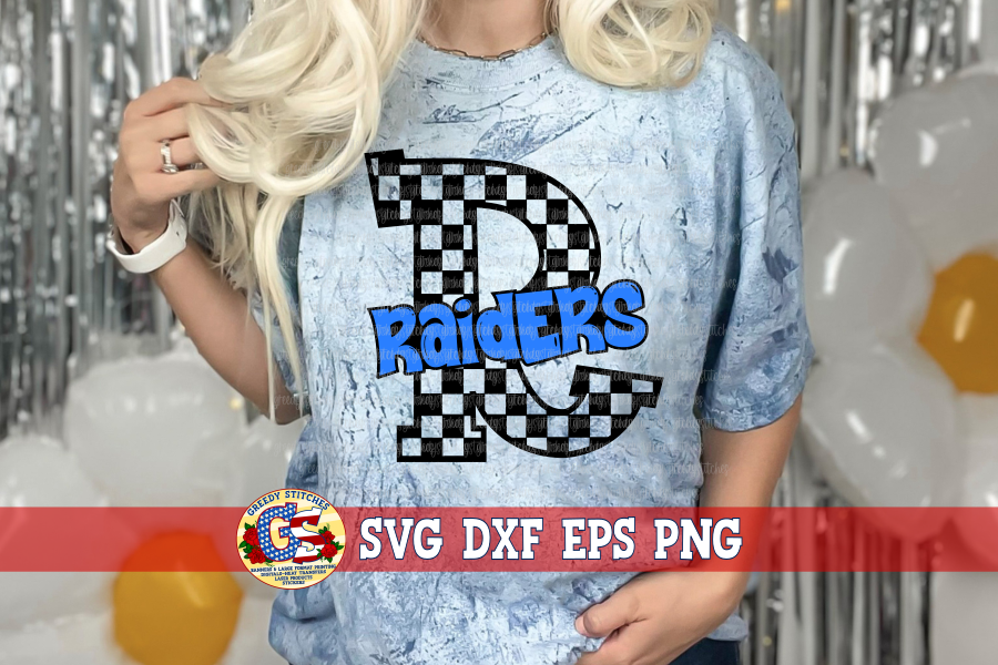 Raiders Checker SVG DXF EPS PNG