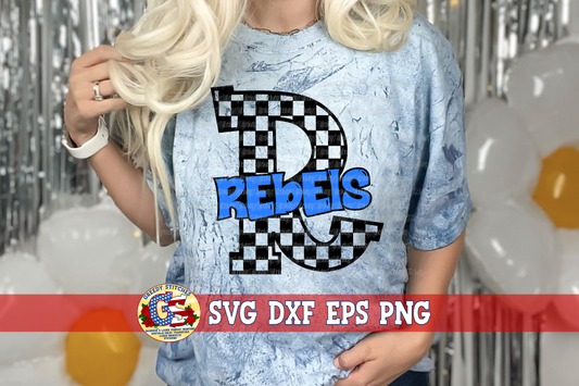 Rebels Checker SVG DXF EPS PNG