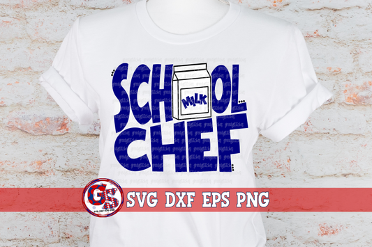 School Chef SVG DXF EPS PNG